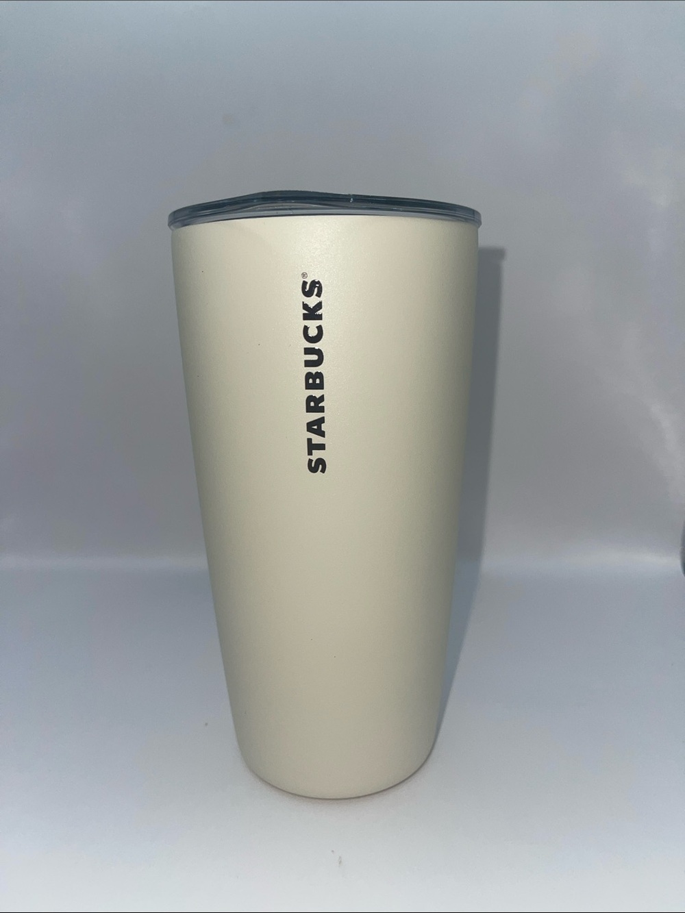 Starbucks *BRAND NEW* Cream Dog Travel Tumbler with Brown Puppy Graphic - Picture 2 of 4